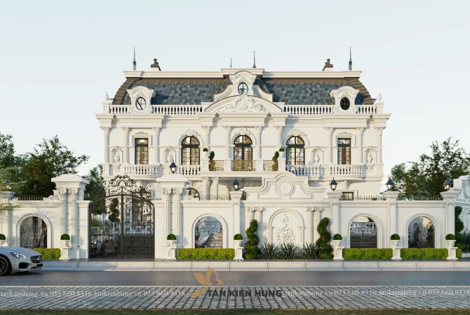 THIẾT KẾ KIẾN TRÚC TÂN CỔ ĐIỂN