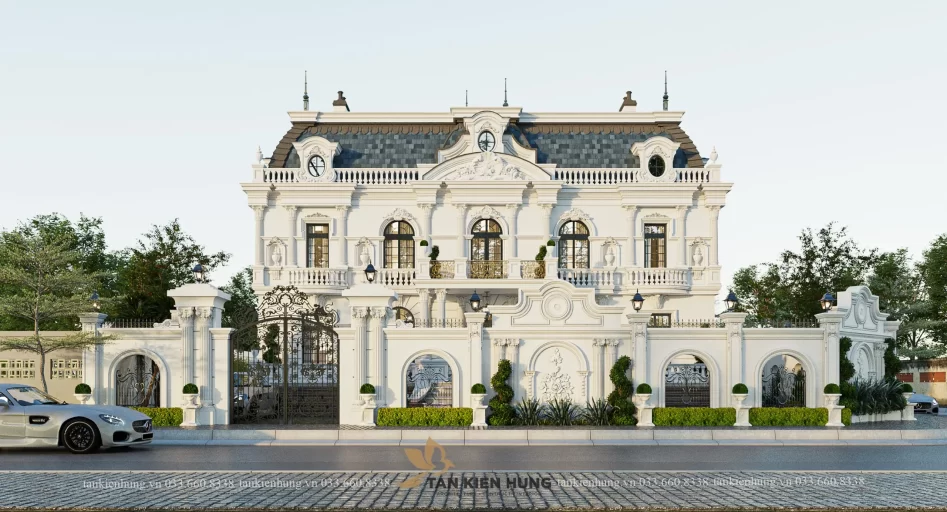 THIẾT KẾ KIẾN TRÚC TÂN CỔ ĐIỂN