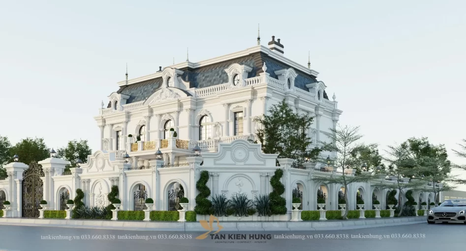 THIẾT KẾ KIẾN TRÚC TÂN CỔ ĐIỂN