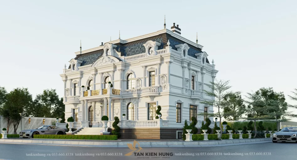 THIẾT KẾ KIẾN TRÚC TÂN CỔ ĐIỂN