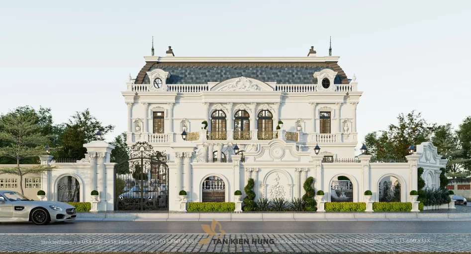THIẾT KẾ KIẾN TRÚC TÂN CỔ ĐIỂN