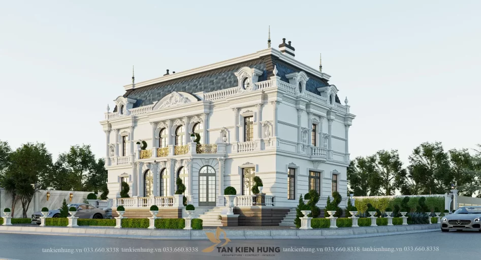 THIẾT KẾ KIẾN TRÚC TÂN CỔ ĐIỂN