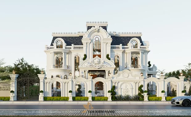 THIẾT KẾ KIẾN TRÚC TÂN CỔ ĐIỂN