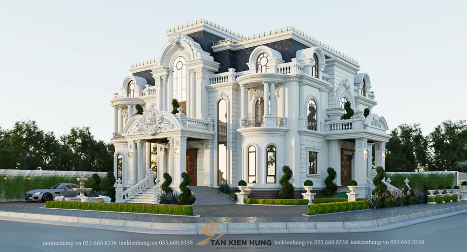 THIẾT KẾ KIẾN TRÚC TÂN CỔ ĐIỂN
