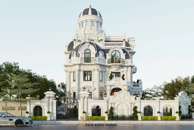 THIẾT KẾ KIẾN TRÚC TÂN CỔ ĐIỂN