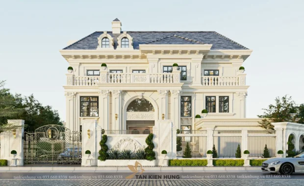 THIẾT KẾ KIẾN TRÚC TÂN CỔ ĐIỂN