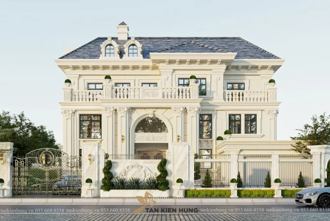 THIẾT KẾ KIẾN TRÚC TÂN CỔ ĐIỂN