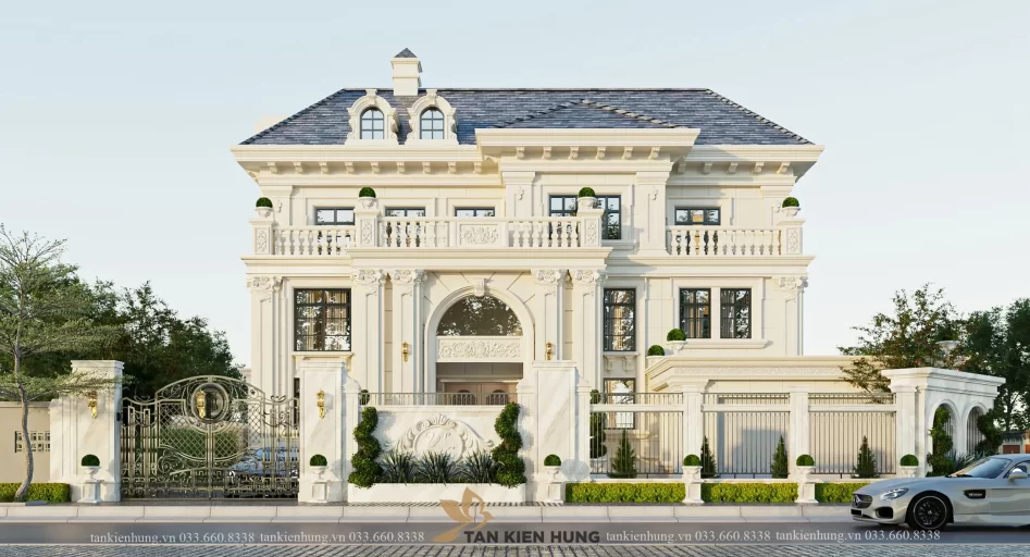 THIẾT KẾ KIẾN TRÚC TÂN CỔ ĐIỂN