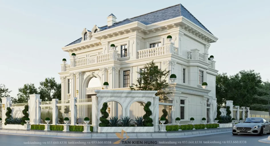 THIẾT KẾ KIẾN TRÚC TÂN CỔ ĐIỂN