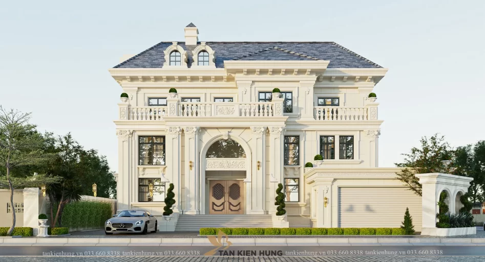 THIẾT KẾ KIẾN TRÚC TÂN CỔ ĐIỂN