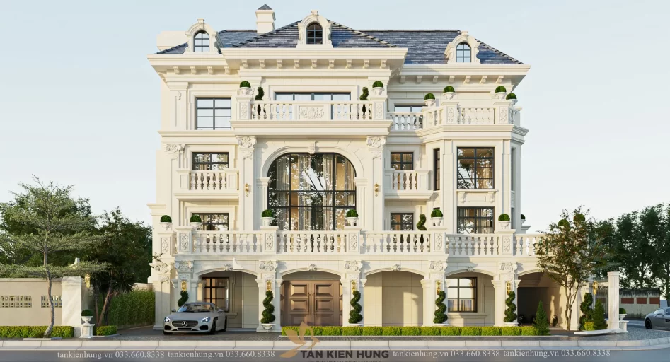 THIẾT KẾ KIẾN TRÚC TÂN CỔ ĐIỂN
