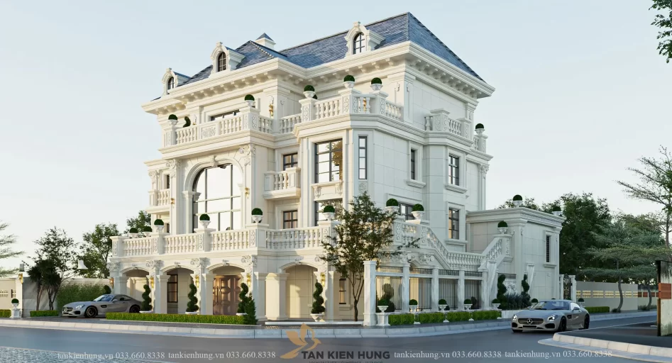 THIẾT KẾ KIẾN TRÚC TÂN CỔ ĐIỂN