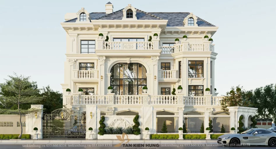 THIẾT KẾ KIẾN TRÚC TÂN CỔ ĐIỂN