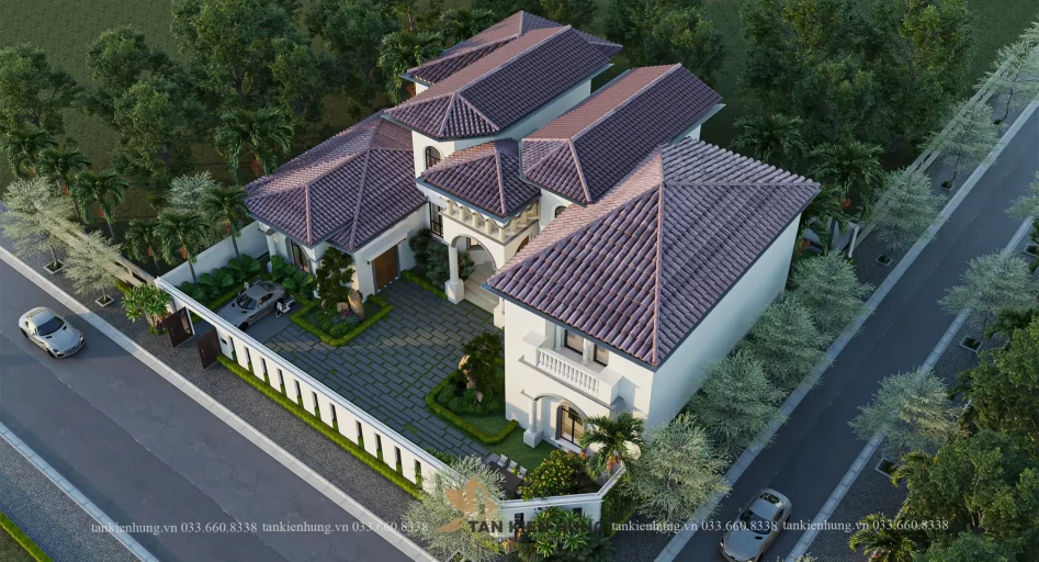 THIẾT KẾ KIẾN TRÚC TÂN CỔ ĐIỂN