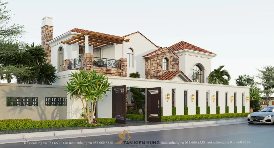 THIẾT KẾ KIẾN TRÚC TÂN CỔ ĐIỂN