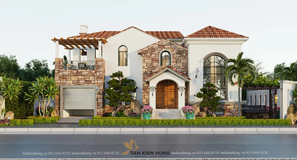 THIẾT KẾ KIẾN TRÚC TÂN CỔ ĐIỂN