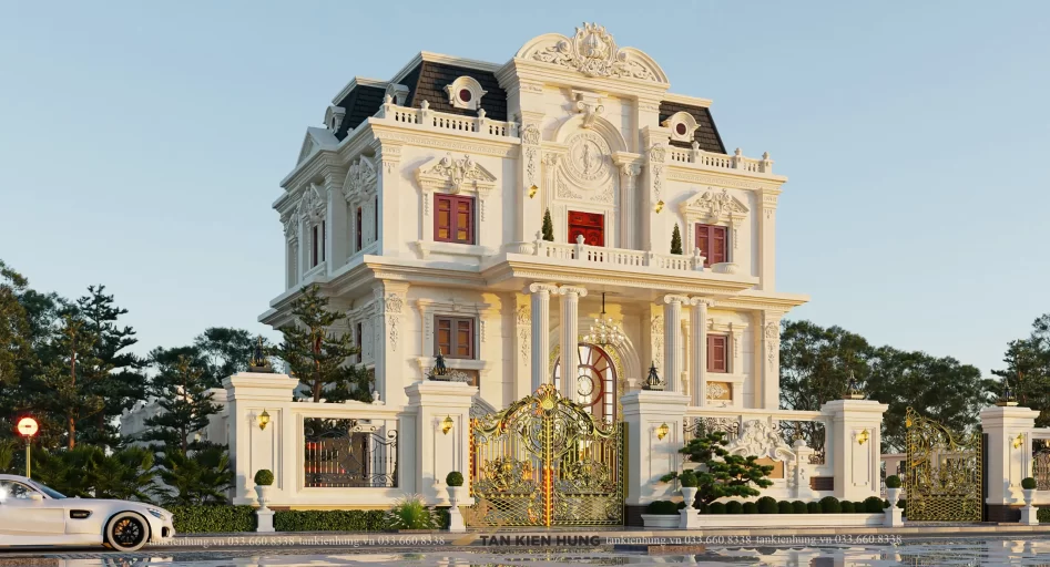 THIẾT KẾ KIẾN TRÚC TÂN CỔ ĐIỂN