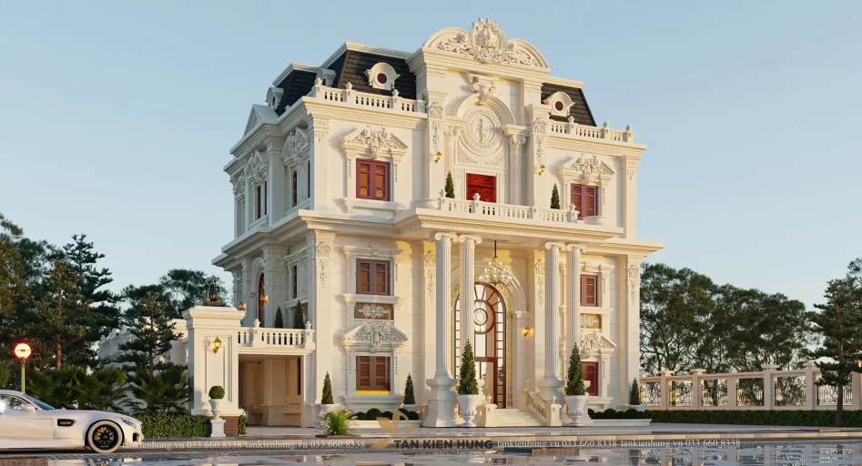 THIẾT KẾ KIẾN TRÚC TÂN CỔ ĐIỂN