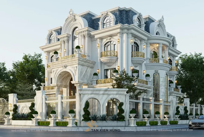 THIẾT KẾ KIẾN TRÚC TÂN CỔ ĐIỂN
