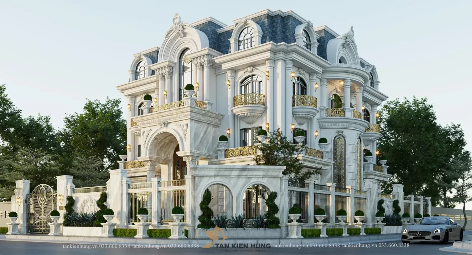 THIẾT KẾ KIẾN TRÚC TÂN CỔ ĐIỂN
