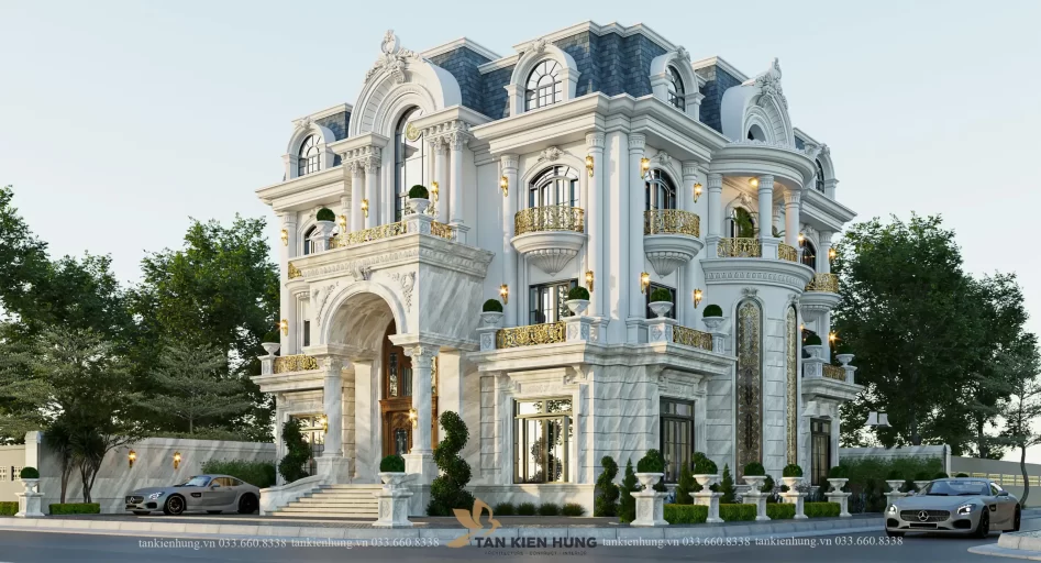 THIẾT KẾ KIẾN TRÚC TÂN CỔ ĐIỂN
