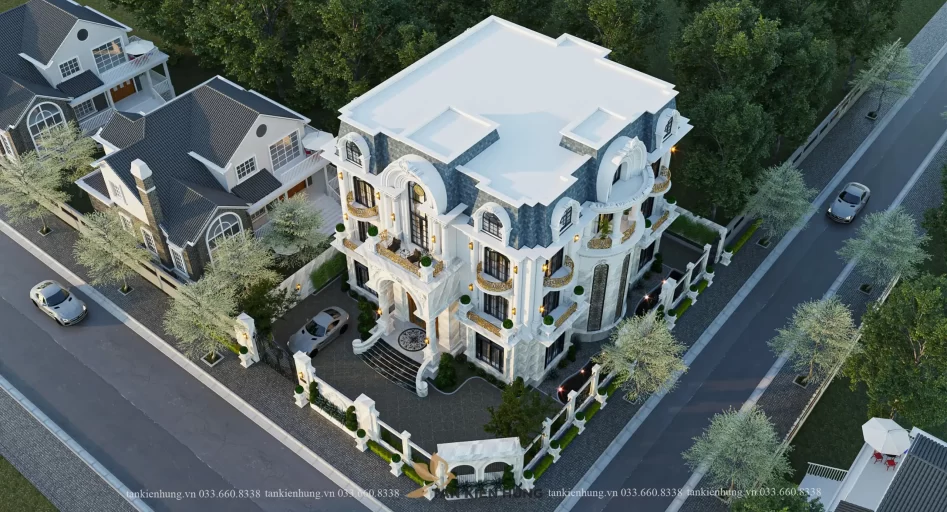 THIẾT KẾ KIẾN TRÚC TÂN CỔ ĐIỂN