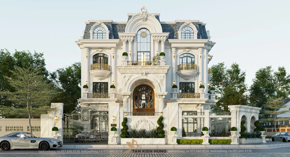 THIẾT KẾ KIẾN TRÚC TÂN CỔ ĐIỂN