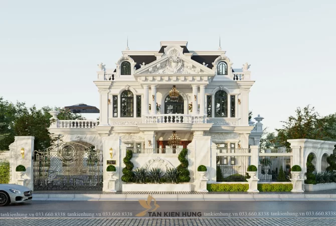 THIẾT KẾ KIẾN TRÚC TÂN CỔ ĐIỂN