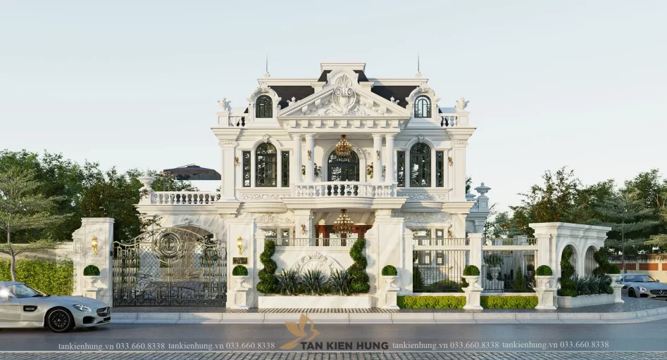 THIẾT KẾ KIẾN TRÚC TÂN CỔ ĐIỂN