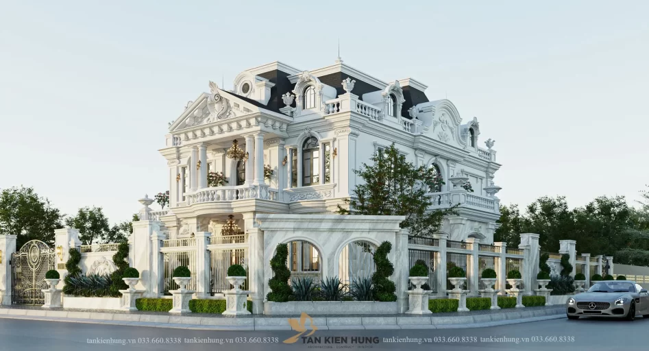 THIẾT KẾ KIẾN TRÚC TÂN CỔ ĐIỂN