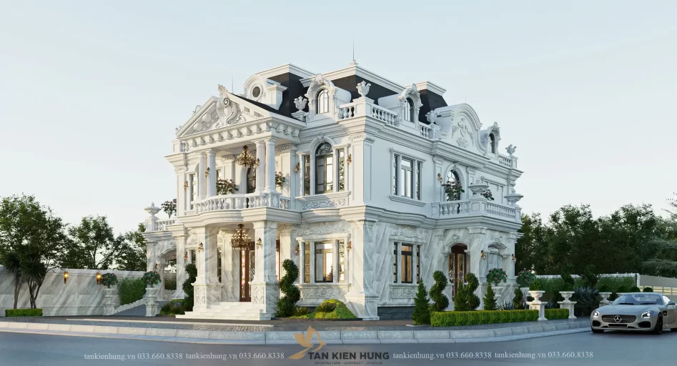 THIẾT KẾ KIẾN TRÚC TÂN CỔ ĐIỂN