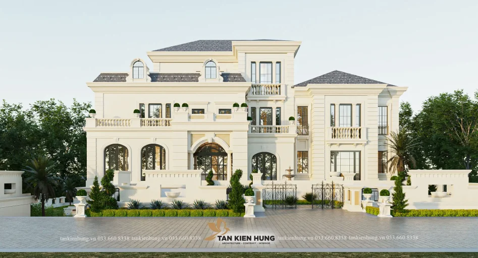 THIẾT KẾ KIẾN TRÚC TÂN CỔ ĐIỂN