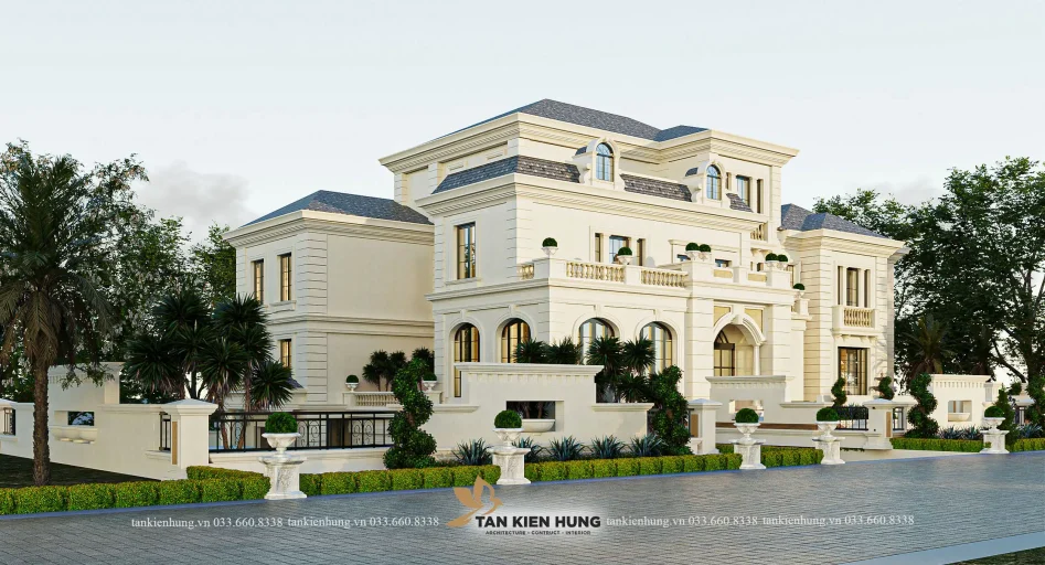 THIẾT KẾ KIẾN TRÚC TÂN CỔ ĐIỂN