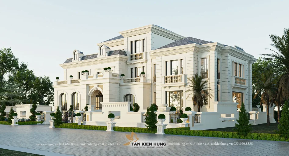 THIẾT KẾ KIẾN TRÚC TÂN CỔ ĐIỂN
