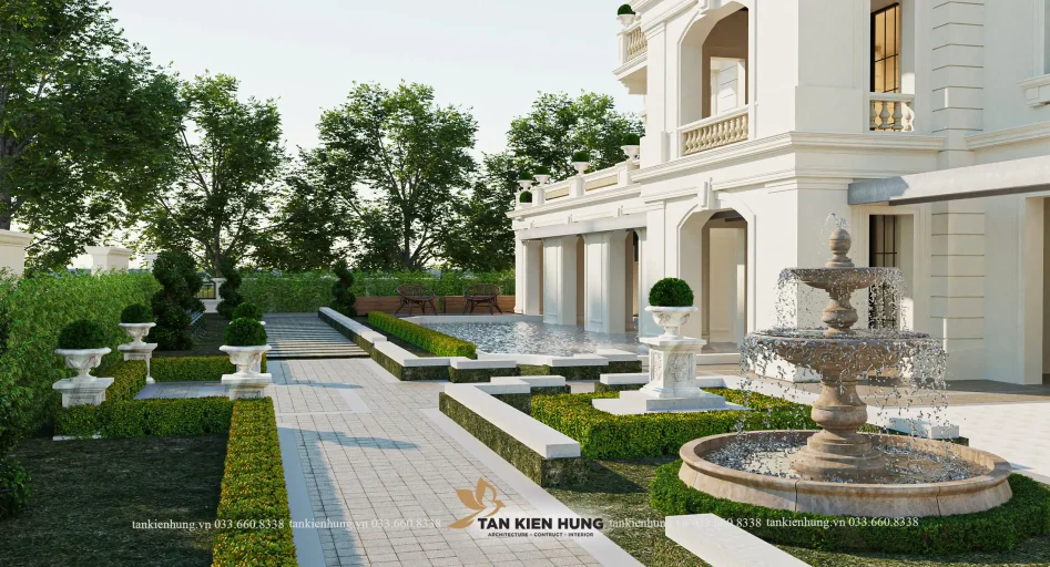 THIẾT KẾ KIẾN TRÚC TÂN CỔ ĐIỂN