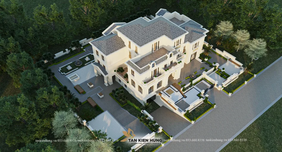 THIẾT KẾ KIẾN TRÚC TÂN CỔ ĐIỂN