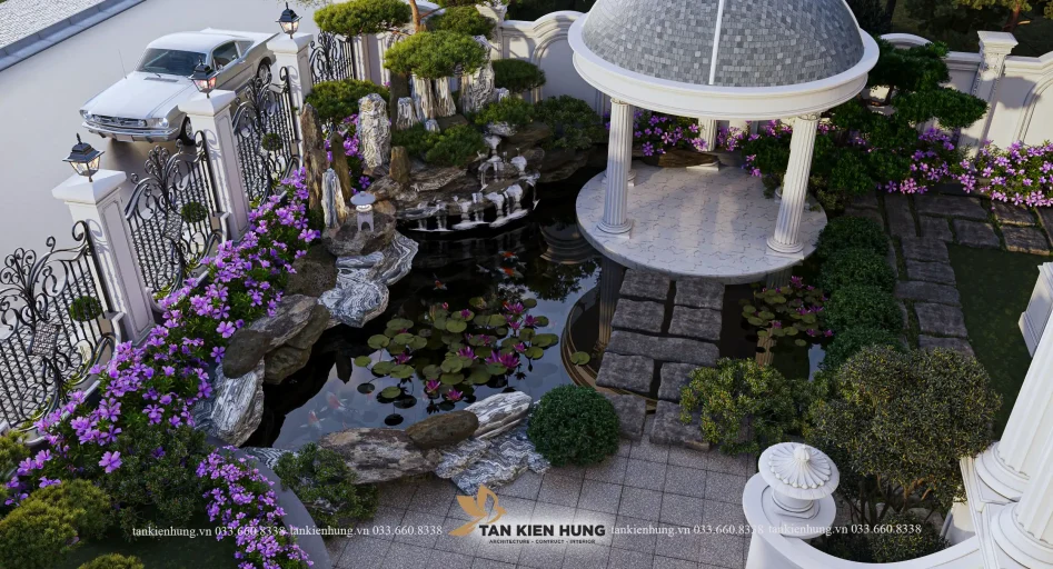 THIẾT KẾ KIẾN TRÚC TÂN CỔ ĐIỂN