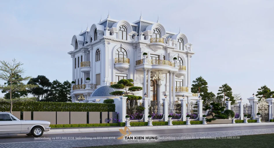 THIẾT KẾ KIẾN TRÚC TÂN CỔ ĐIỂN