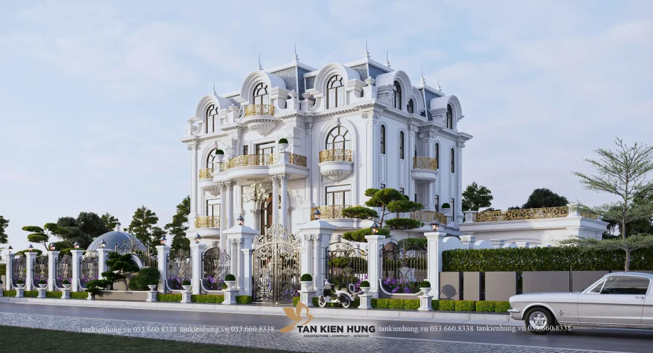 THIẾT KẾ KIẾN TRÚC TÂN CỔ ĐIỂN