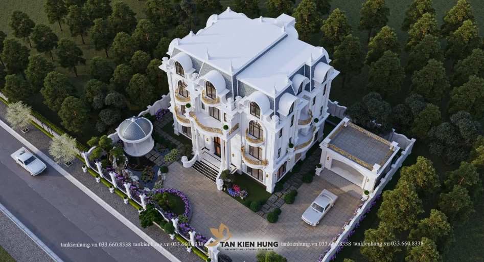 THIẾT KẾ KIẾN TRÚC TÂN CỔ ĐIỂN