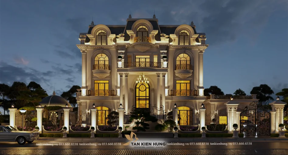 THIẾT KẾ KIẾN TRÚC TÂN CỔ ĐIỂN