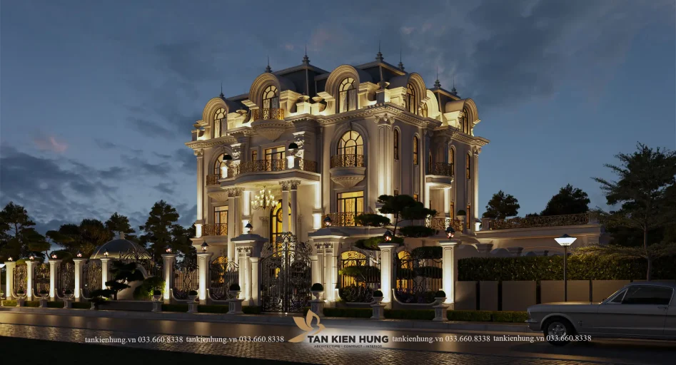 THIẾT KẾ KIẾN TRÚC TÂN CỔ ĐIỂN