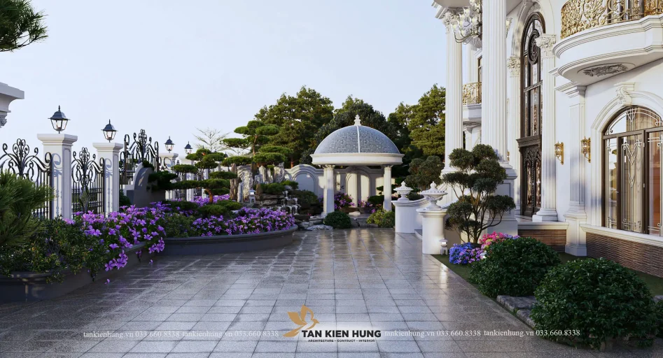 THIẾT KẾ KIẾN TRÚC TÂN CỔ ĐIỂN
