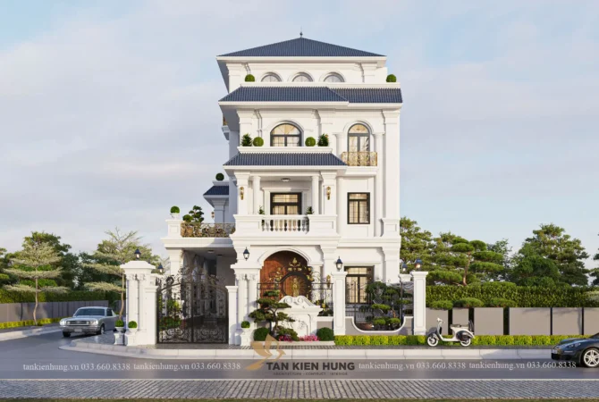 THIẾT KẾ KIẾN TRÚC TÂN CỔ ĐIỂN