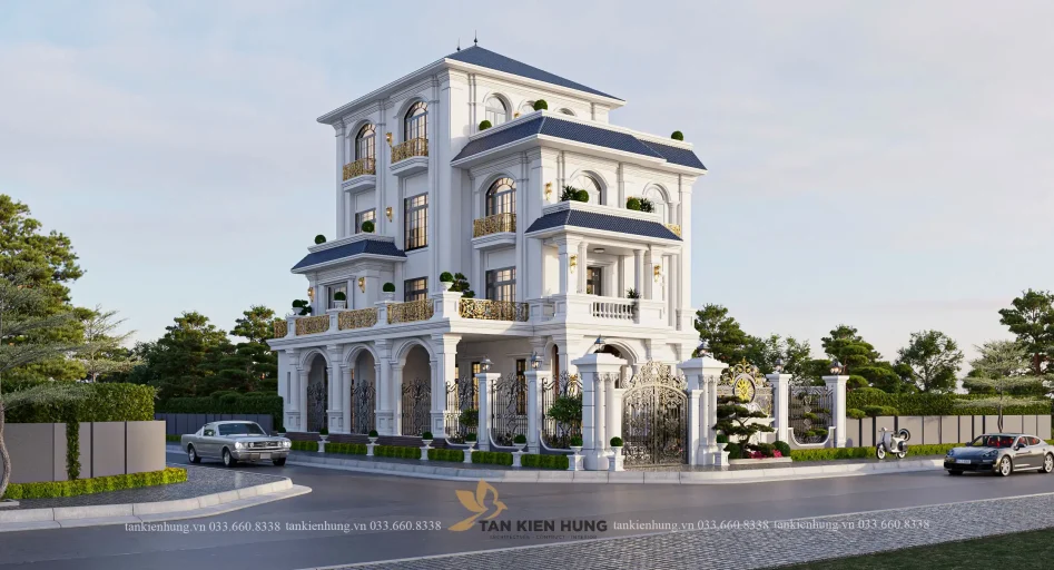 THIẾT KẾ KIẾN TRÚC TÂN CỔ ĐIỂN