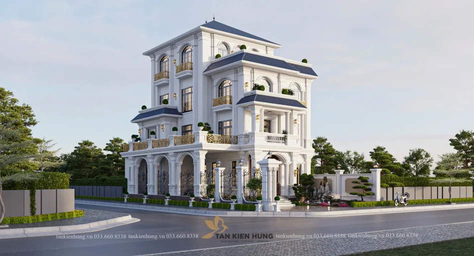THIẾT KẾ KIẾN TRÚC TÂN CỔ ĐIỂN